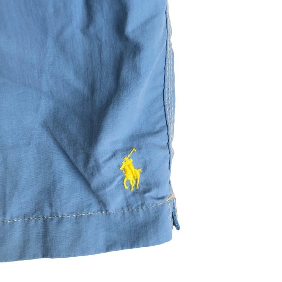 Polo Ralph Lauren Men's Swim Trunks Size XXL 38-42 Blue Elastic Waist Mesh Lined - Picture 2 of 11